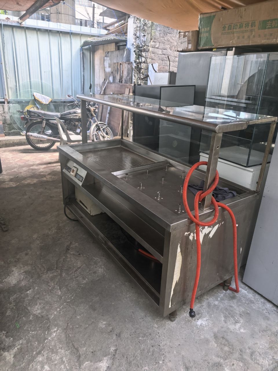 快餐用加热柜，304不锈钢，可以放蒸笼，适合…-manila58.com