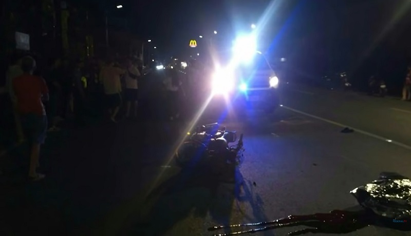 摩托车相撞后骑手被出租车碾压身亡-manila58.com