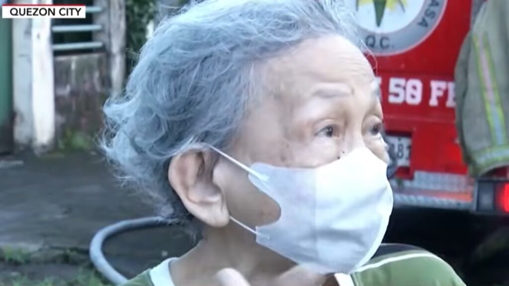 奎松市111岁老妇逃过清晨火灾-manila58.com