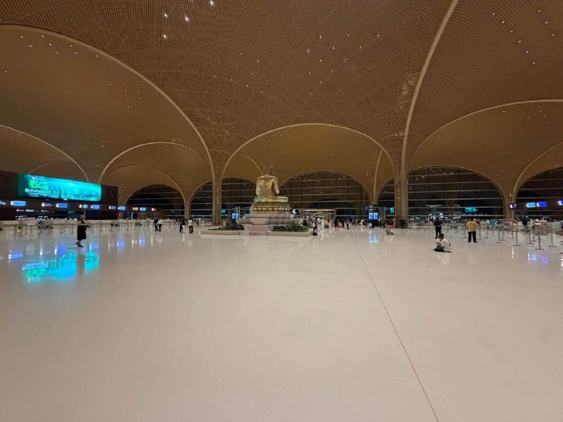 网友拍摄的德崇国际机场候机楼，真是一…-manila58.com