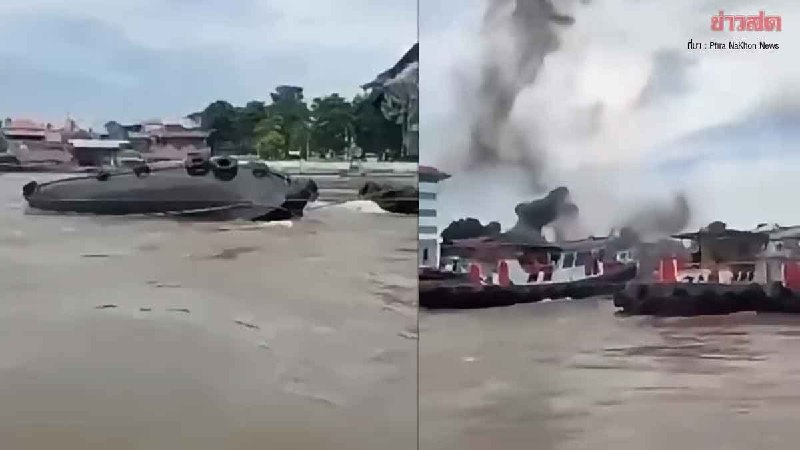 大城府巴塞河拖船沉没致一人受伤10月…-manila58.com