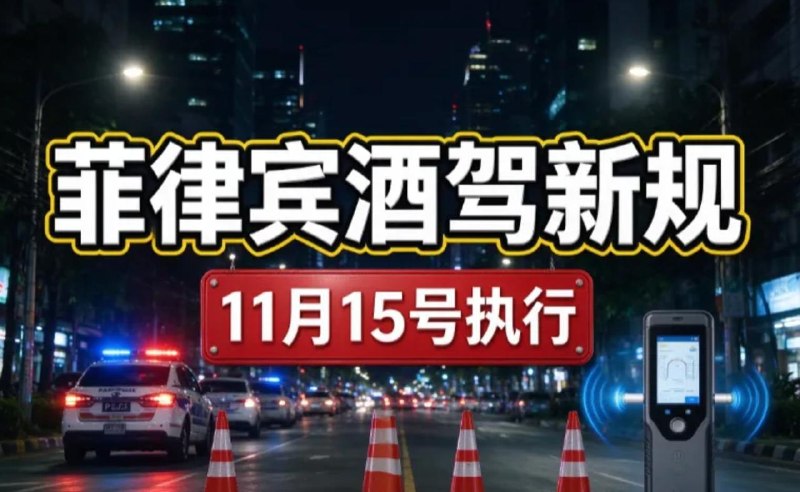 #菲律宾酒驾新规 在菲律宾开车的华人…-manila58.com