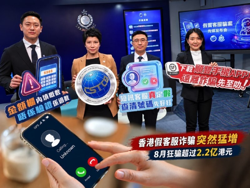 #香港假客服诈骗突然猛增 8月狂骗超…-manila58.com