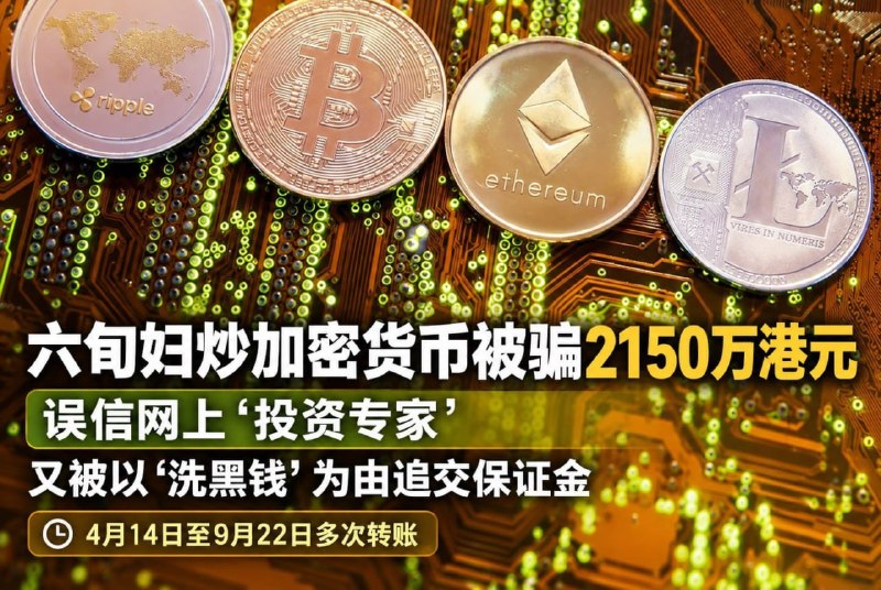 香港60岁女子陷加密货币骗局，被骗2…-manila58.com