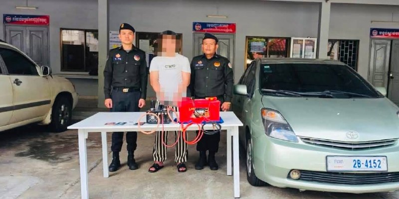 #柬埔寨资讯：西港查获假基站设备，一名中国籍男子被捕-manila58.com