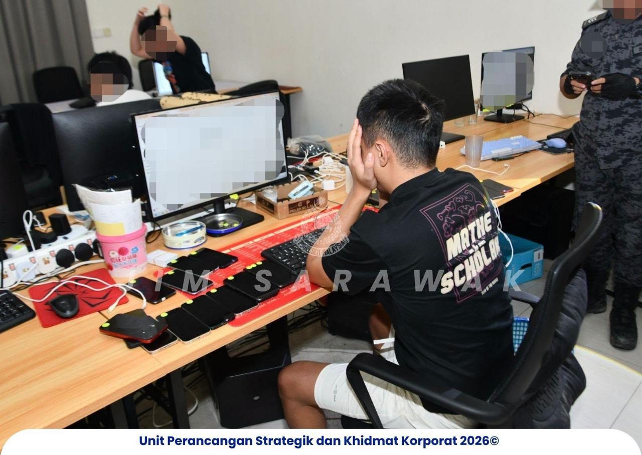 🇲🇾 马来西亚砂拉越警方突袭八据点 逮捕74名非法外籍人-manila58.com