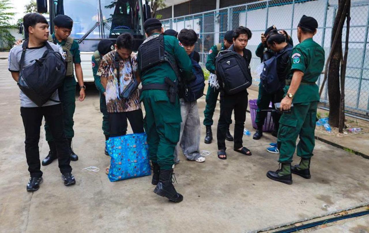 柬埔寨驱逐180名涉嫌电诈印尼公民-manila58.com