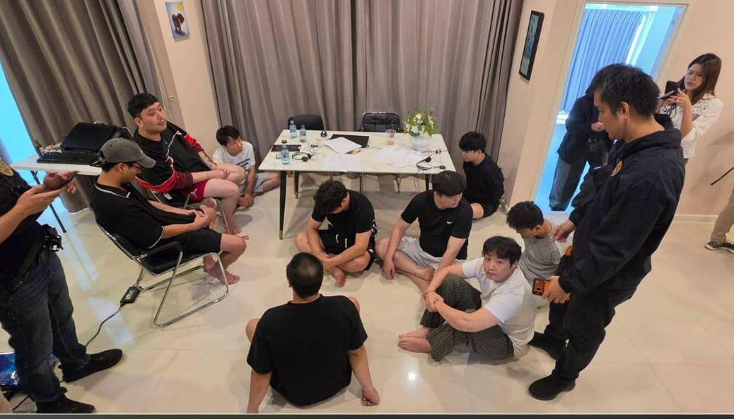 泰国和韩国联合执法，在曼谷捣毁一电诈窝点-manila58.com
