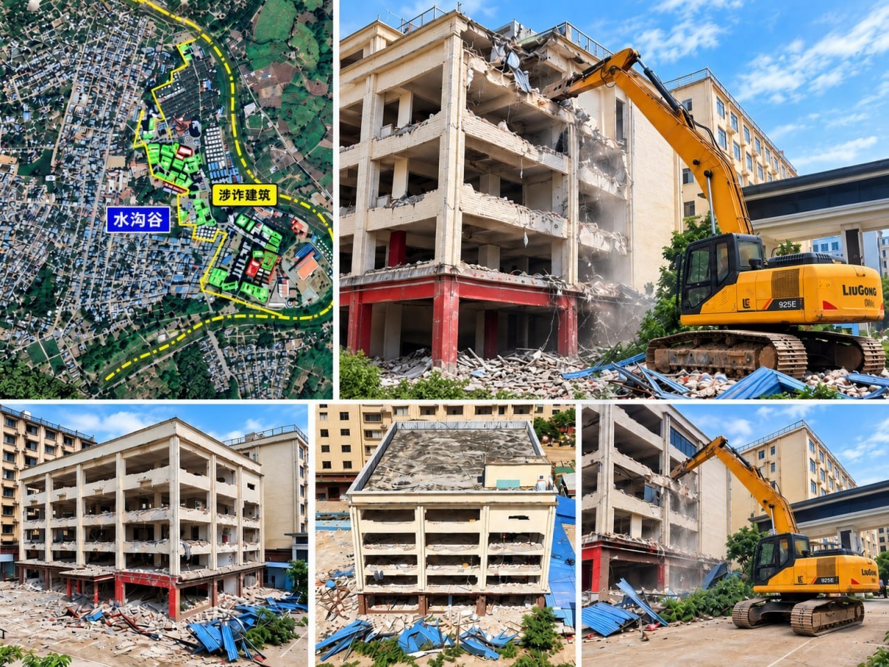 #缅甸新闻 水沟谷63栋涉诈建筑持续拆除 已拆掉6栋还有57-manila58.com