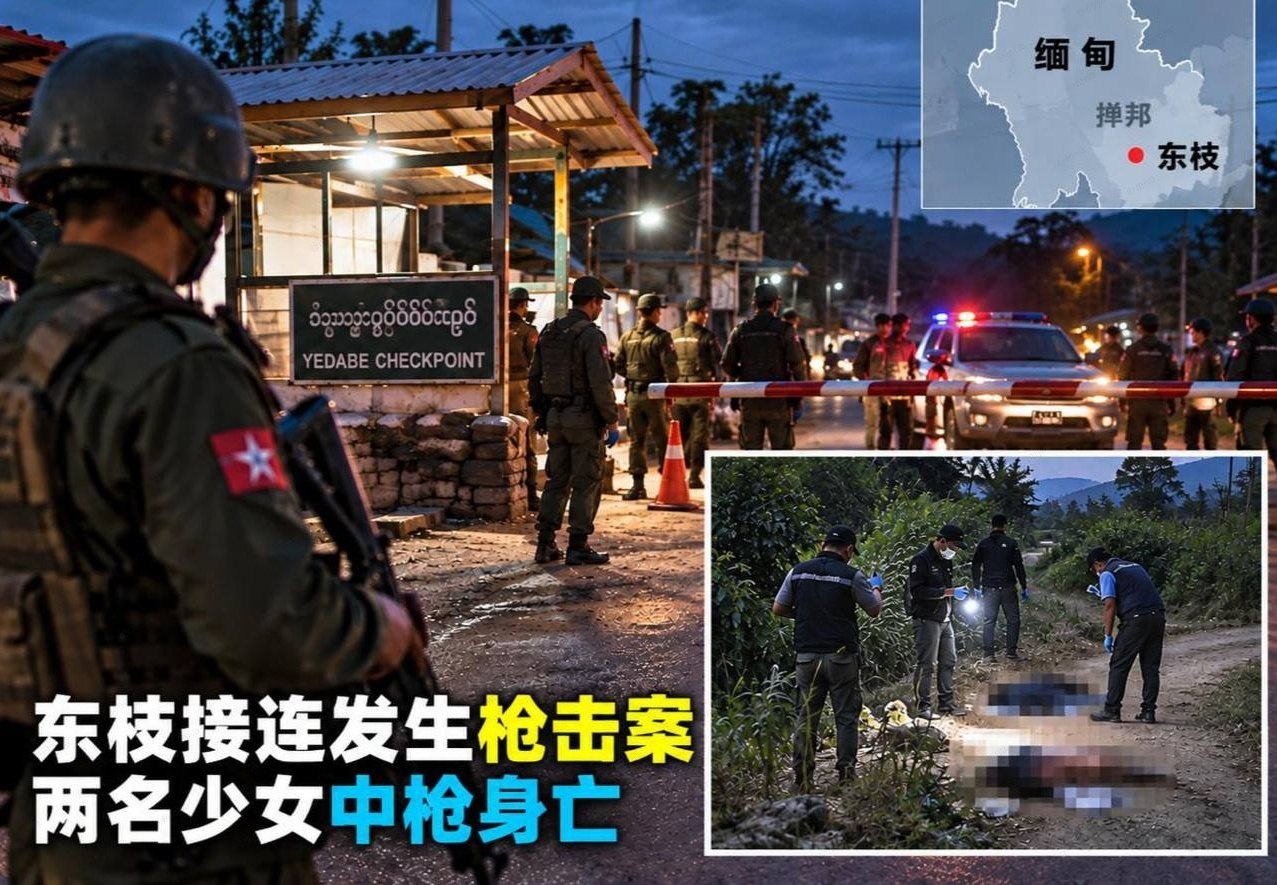 🇲🇲 东枝连发枪击 两名少女头部中枪身亡-manila58.com