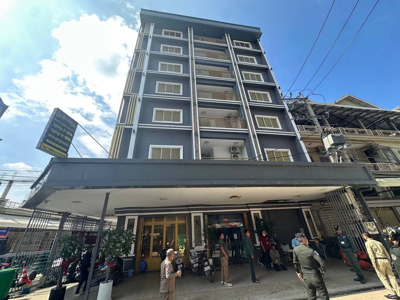 #柬埔寨资讯 波贝警方突查6层酒店，抓获61名涉电诈嫌疑人，-manila58.com
