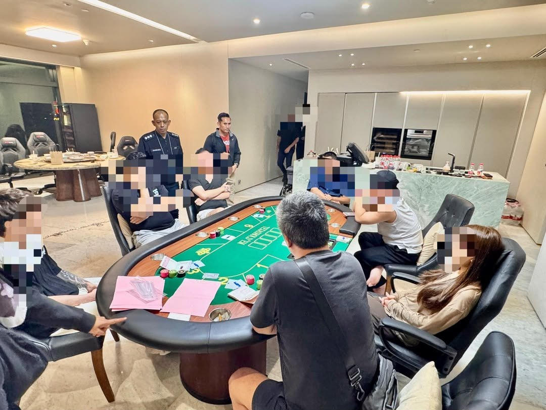 #马来西亚新闻 酒店顶楼设迷你赌场 16名中国尼泊尔人落网-manila58.com