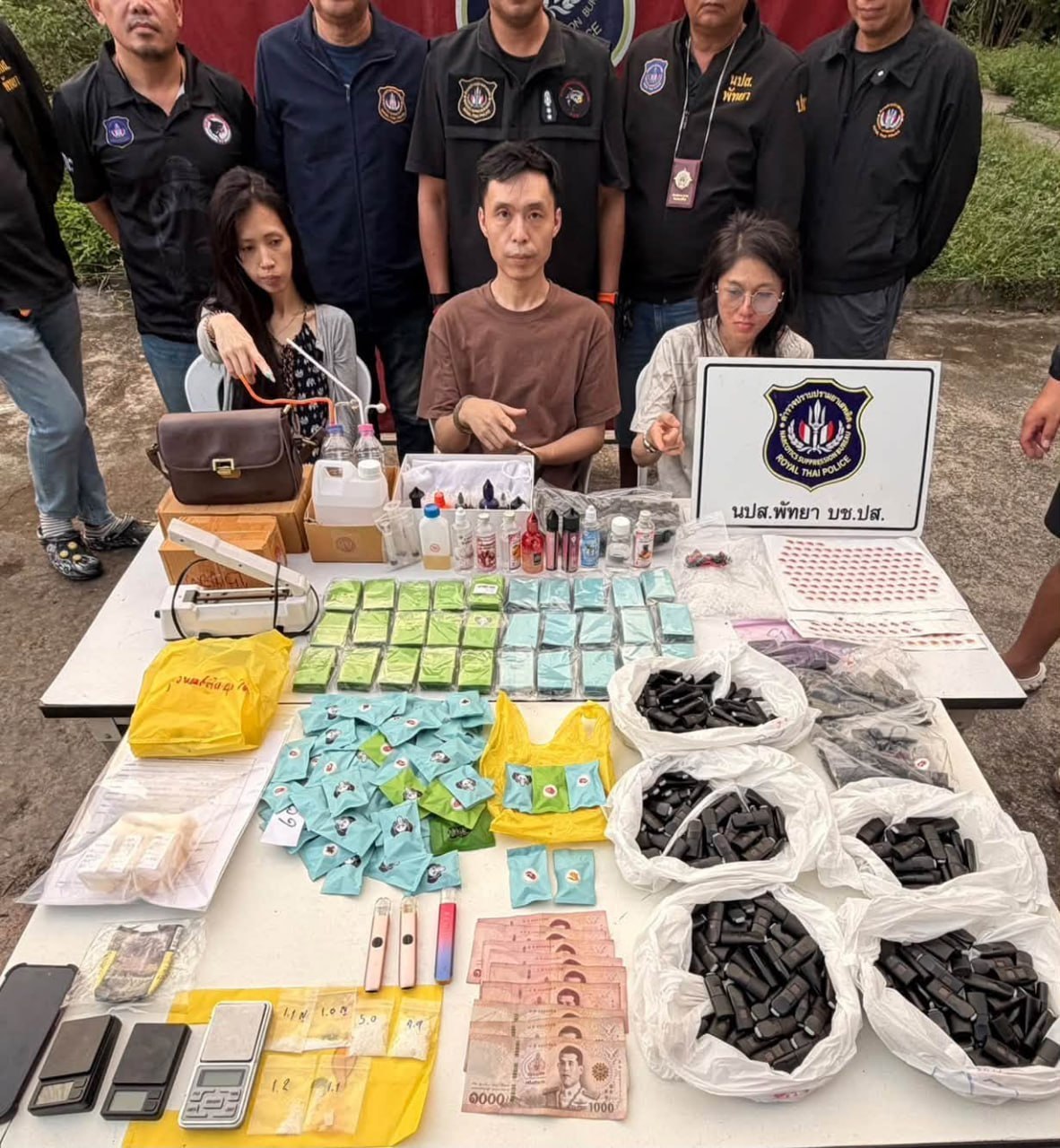 #泰国新闻 团伙被一网打尽！缉毒警察设局诱捕破获“K粉电子烟-manila58.com