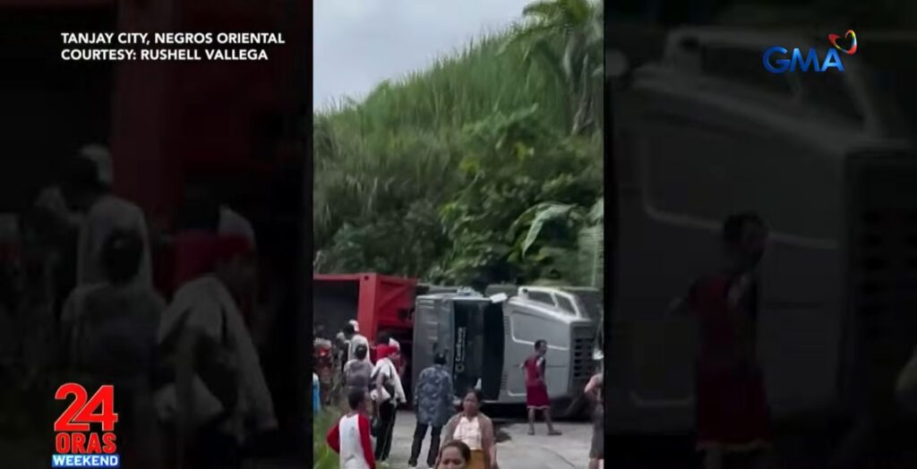 Negros Oriental翻车事故致2死9伤，涉两辆政府卡车-manila58.com